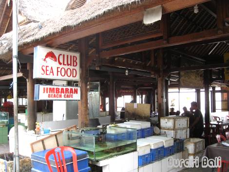 クラブ･シーフード･ジンバラン･ビーチ･カフェ Club Seafood Jimbaran Beach Cafe ジンバラン イカンバカール - バリ島お店情報 - ぶらりバリ島