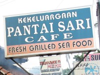 パンタイ･サリ･カフェ Pantai Sari Cafe ジンバラン イカンバカール - バリ島お店情報 - ぶらりバリ島