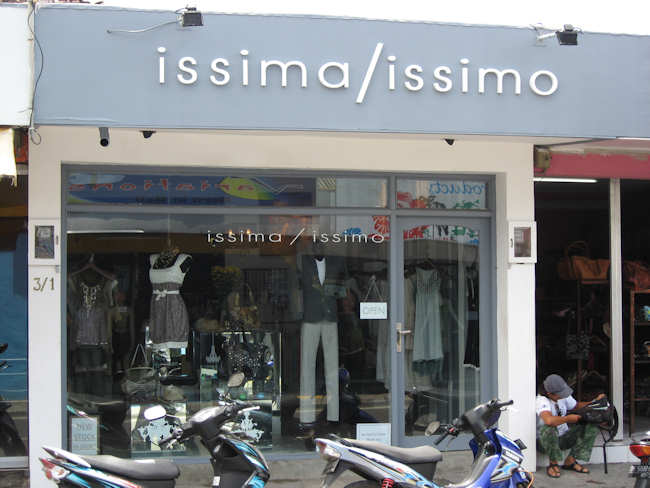 issima / issimo イッシマ･イッシモ バリ島 スミニャック クロボカン お店情報