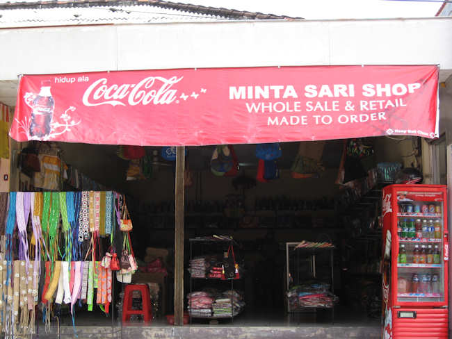 Minta Sari Shop ミンタ･サリ･ショップ バリ島 スミニャック クロボカン お店情報